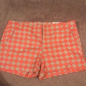 NWT coral and tan shorts!!!